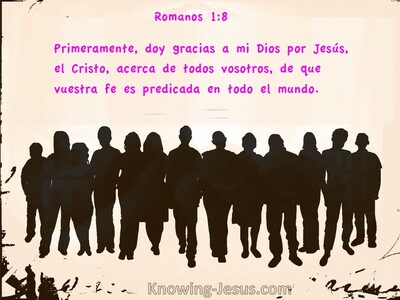 Romanos 1:8 (negro)